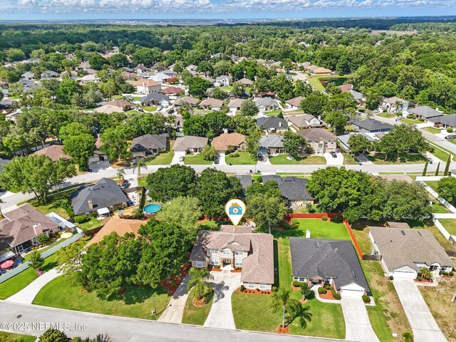 1077 Waterfall Dr, Jacksonville, FL 32225 - aerial perspective of suburban area