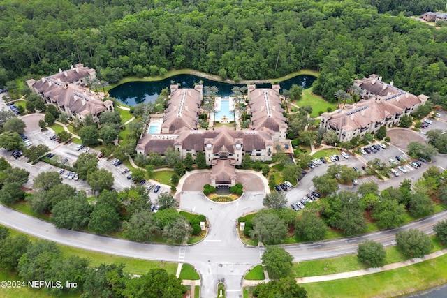 955 Registry Blvd Unit 306, Saint Augustine, FL 32092 - aerial overview of property's location featuring a heavily wooded area and a nearby body of water