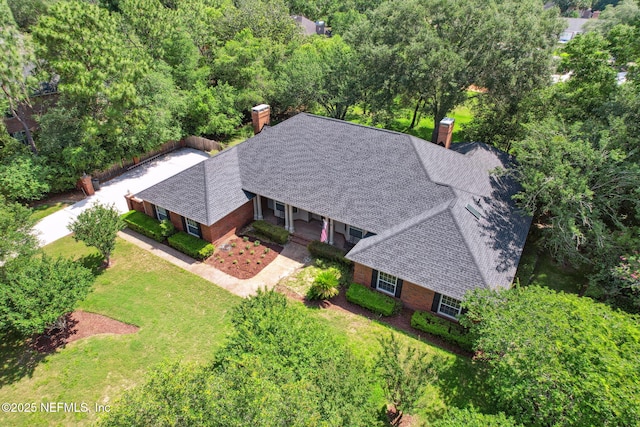 8127 Middle Fork Ln, Jacksonville, FL 32256 - aerial view of property and surrounding area