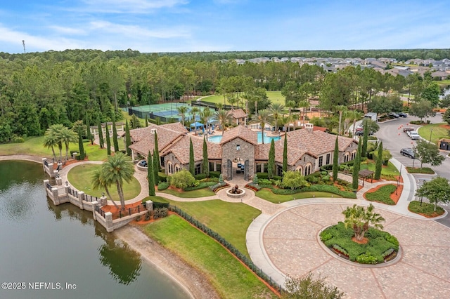 70 Pavo Cir, Saint Johns, FL 32259 - aerial view of property and surrounding area with a nearby body of water