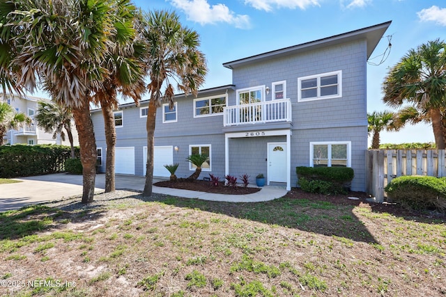 2605 S Ponte Vedra Blvd, Ponte Vedra Beach, FL 32082 - view of front of property with concrete driveway and an attached garage