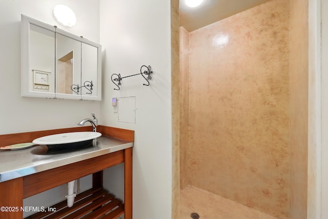 2605 S Ponte Vedra Blvd, Ponte Vedra Beach, FL 32082 - bathroom with walk in shower and vanity