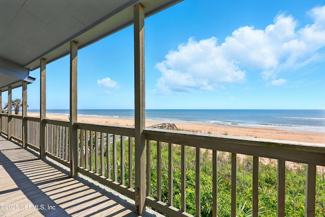 2605 S Ponte Vedra Blvd, Ponte Vedra Beach, FL 32082 - balcony with view of water and beach