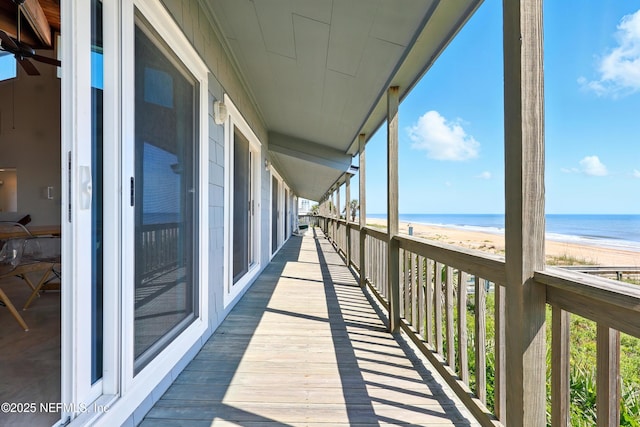 2605 S Ponte Vedra Blvd, Ponte Vedra Beach, FL 32082 - balcony featuring view of water and beach