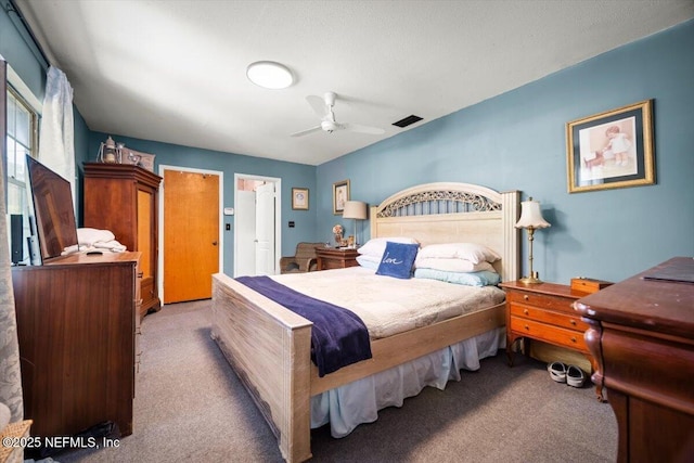 153 Jaffa Rd, Crescent City, FL 32112 - bedroom with carpet flooring and a ceiling fan
