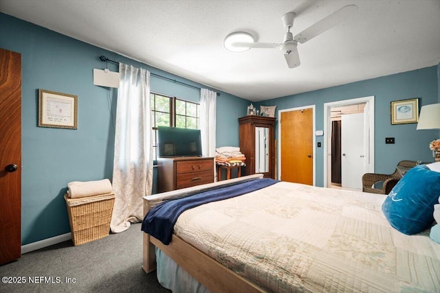 153 Jaffa Rd, Crescent City, FL 32112 - bedroom featuring carpet and a ceiling fan