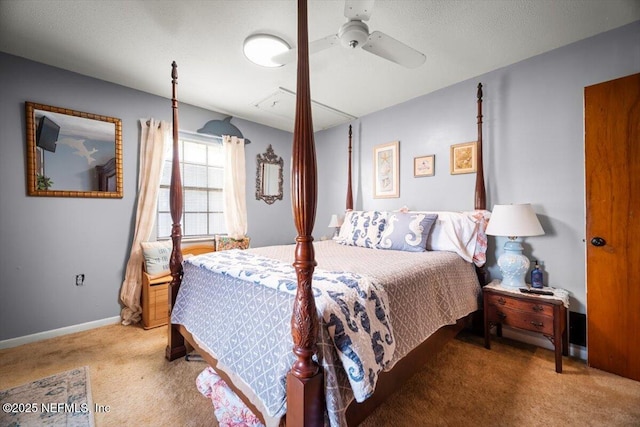 153 Jaffa Rd, Crescent City, FL 32112 - bedroom featuring carpet floors, ceiling fan, and baseboards