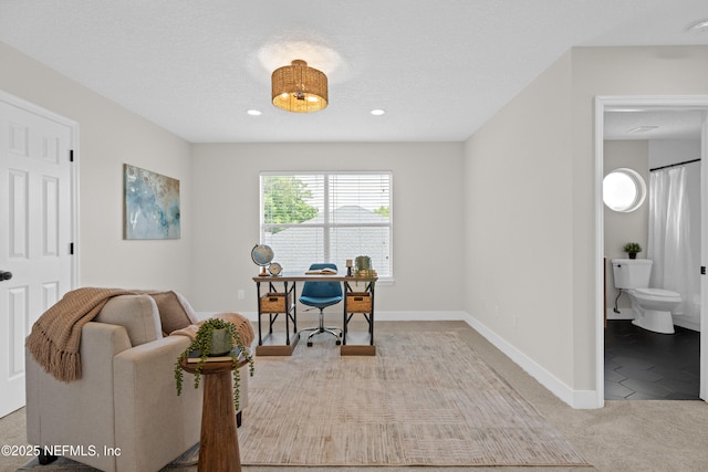 1008 Durbin Parke Dr, Saint Johns, FL 32259 - office space with carpet flooring, baseboards, and recessed lighting