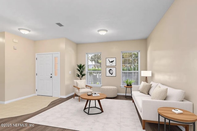 1147 Hyacinth St, Saint Augustine, FL 32092 - living area featuring wood finished floors and baseboards