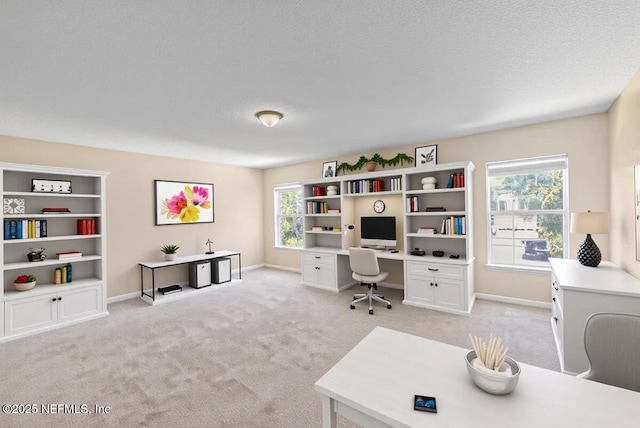 1147 Hyacinth St, Saint Augustine, FL 32092 - office space featuring healthy amount of natural light, light colored carpet, baseboards, and a textured ceiling