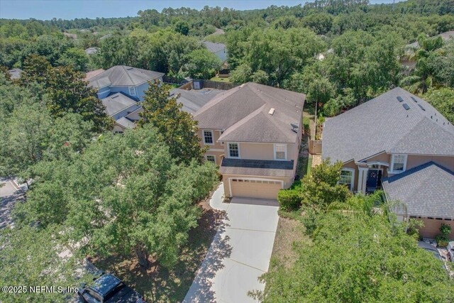 1147 Hyacinth St, Saint Augustine, FL 32092 - view of subject property with a heavily wooded area