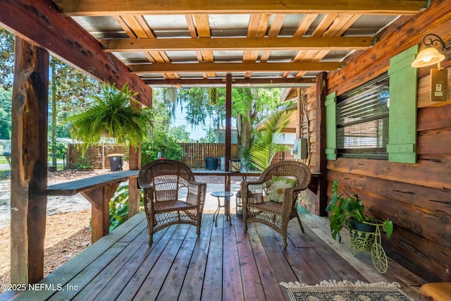 9160 Wild Rd, Jacksonville, FL 32220 - view of wooden deck