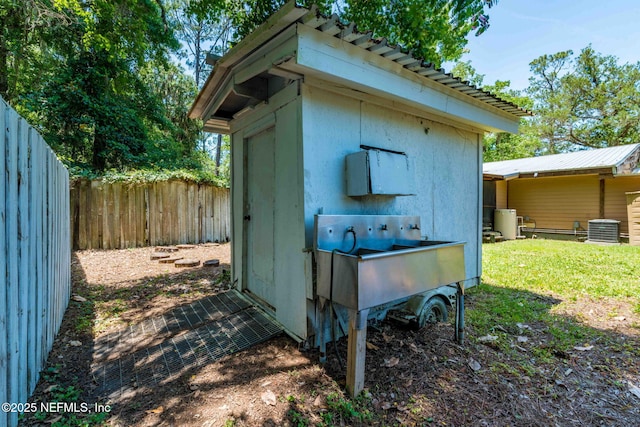 9160 Wild Rd, Jacksonville, FL 32220 - view of shed with cooling unit