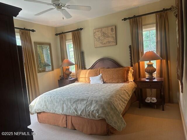 955 Registry Blvd Unit 229, Saint Augustine, FL 32092 - bedroom with carpet, multiple windows, and a ceiling fan