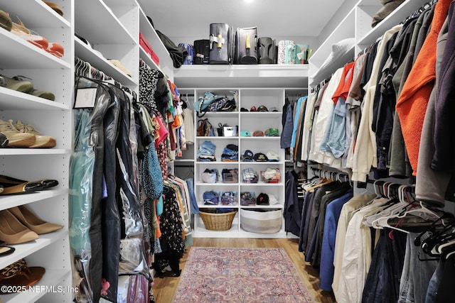 95 Farmers Branch Ave, Ponte Vedra, FL 32081 - spacious closet featuring wood finished floors