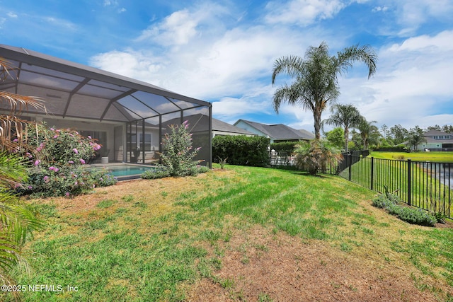 95 Farmers Branch Ave, Ponte Vedra, FL 32081 - view of yard featuring a lanai