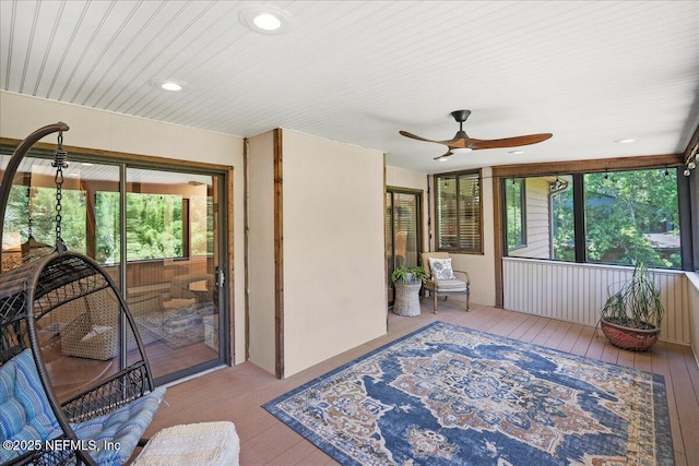404 Camelia Trl, Saint Augustine, FL 32086 - sunroom / solarium with ceiling fan