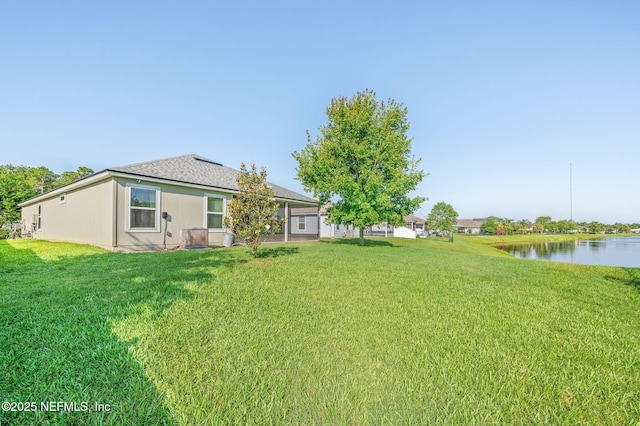 305 Green Turtle Ln, Saint Augustine, FL 32086 - view of grassy yard featuring a water view