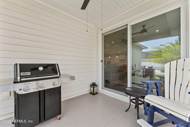 68 Cabana Dr, Ponte Vedra, FL 32081 - view of patio / terrace with ceiling fan