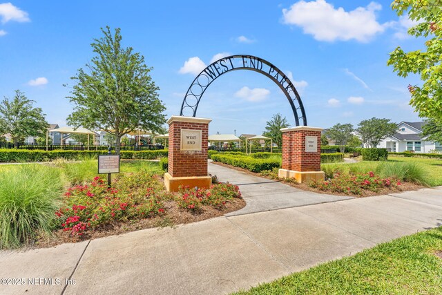 68 Cabana Dr, Ponte Vedra, FL 32081 - community / neighborhood sign featuring a residential view