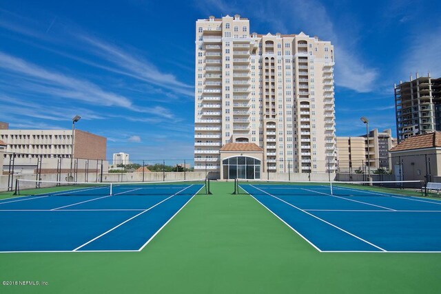 400 E Bay St Unit 1010, Jacksonville, FL 32202 - view of tennis court with community basketball court