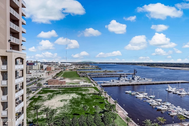 400 E Bay St Unit 1010, Jacksonville, FL 32202 - water view featuring a marina
