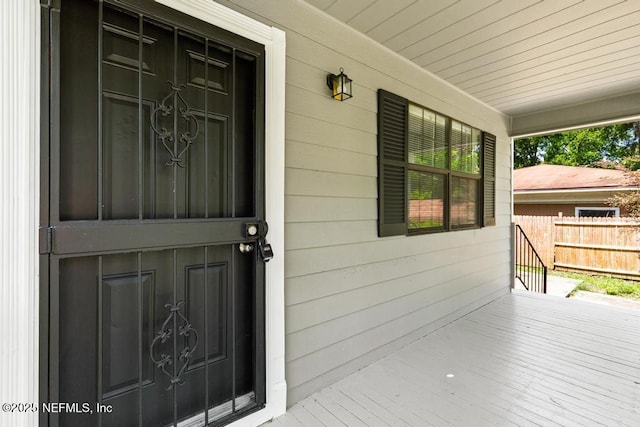 2718 Parkrus Ln, Jacksonville, FL 32208 - property entrance featuring a porch
