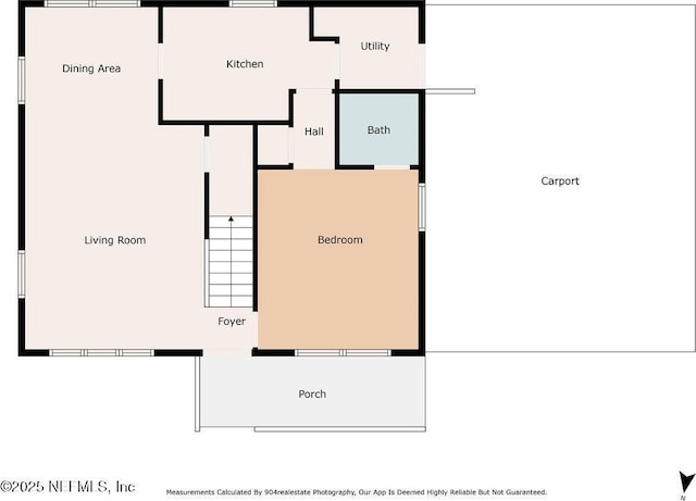 2718 Parkrus Ln, Jacksonville, FL 32208 - property floor plan