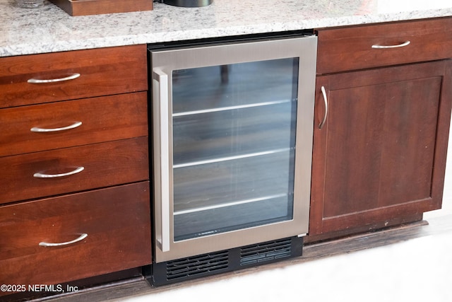 5253 Royce Ave, Jacksonville, FL 32205 - detailed view of wine cooler and light stone counters