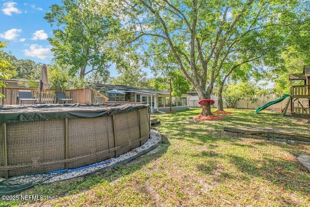 1702 Dibble Cir E, Jacksonville, FL 32246 - view of yard featuring a playground