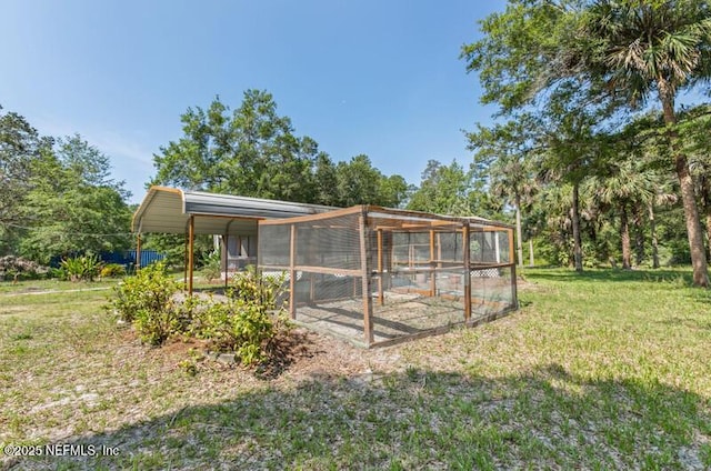 2022 Guava Ln, Bunnell, FL 32110 - view of poultry coop featuring a lawn