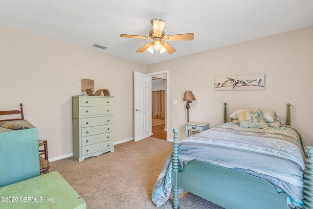 2097 Frogmore Dr, Middleburg, FL 32068 - carpeted bedroom with baseboards and ceiling fan