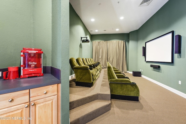 430 Timberwalk Ct Unit 1023, Ponte Vedra Beach, FL 32082 - carpeted home theater with recessed lighting and baseboards