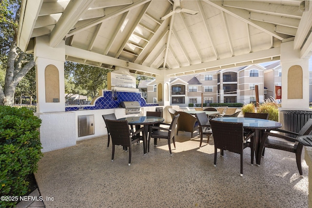 430 Timberwalk Ct Unit 1023, Ponte Vedra Beach, FL 32082 - view of patio featuring outdoor dining space and a gazebo