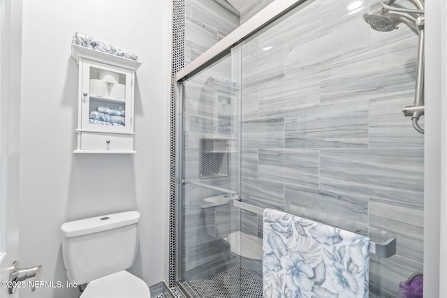 118 Governor St Unit 208, Green Cove Springs, FL 32043 - bathroom featuring toilet and a shower stall