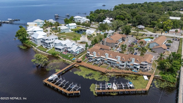118 Governor St Unit 208, Green Cove Springs, FL 32043 - aerial view of residential area featuring a large body of water