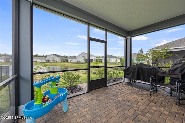 50 Dollar Ct, Saint Augustine, FL 32092 - sunroom / solarium with a residential view and a water view