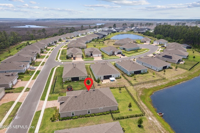 85541 Stonehurst Pkwy, Fernandina Beach, FL 32034 - aerial perspective of suburban area with a large body of water