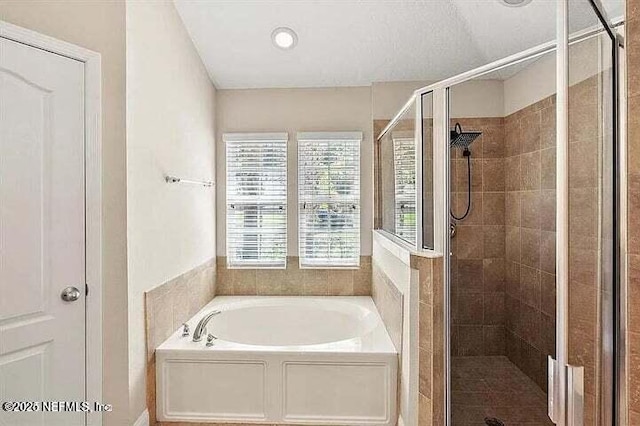 97163 Bluff View Cir, Yulee, FL 32097 - full bath featuring a garden tub and a stall shower