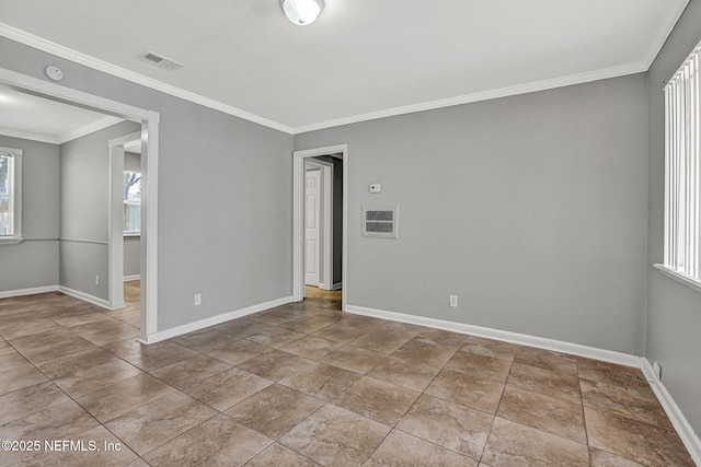 7439 Elvia Dr, Jacksonville, FL 32211 - unfurnished room featuring baseboards and ornamental molding