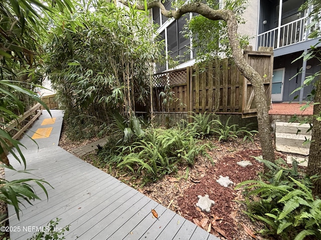 2279 Seminole Rd Unit 11, Atlantic Beach, FL 32233 - view of wooden deck