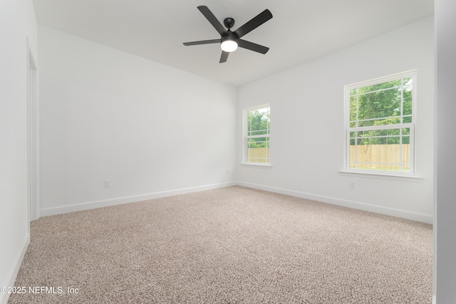 1873 Openwoods Rd, Middleburg, FL 32068 - carpeted spare room with baseboards and a ceiling fan