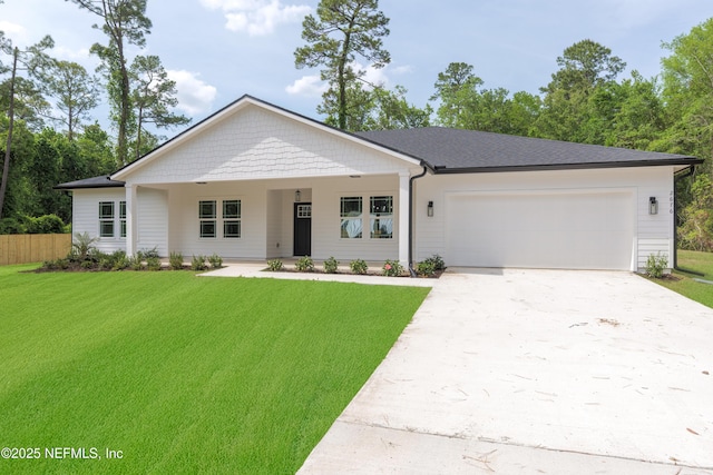1873 Openwoods Rd, Middleburg, FL 32068 - view of front facade with driveway and an attached garage