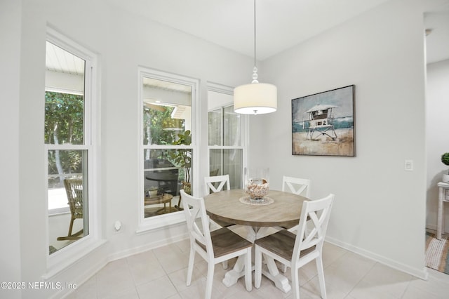 784 Mill Stream Rd, Ponte Vedra Beach, FL 32082 - dining space featuring baseboards and light tile patterned flooring