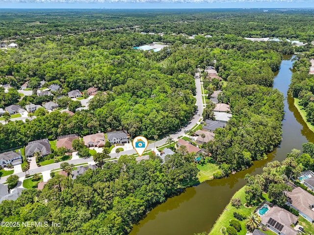 784 Mill Stream Rd, Ponte Vedra Beach, FL 32082 - aerial view of property's location featuring a large body of water, a heavily wooded area, and nearby suburban area