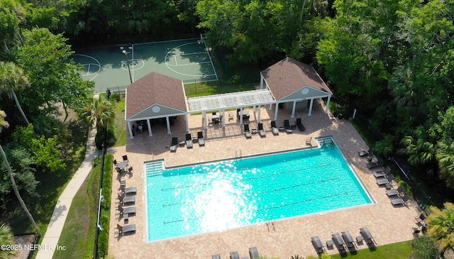 784 Mill Stream Rd, Ponte Vedra Beach, FL 32082 - community pool featuring a gazebo