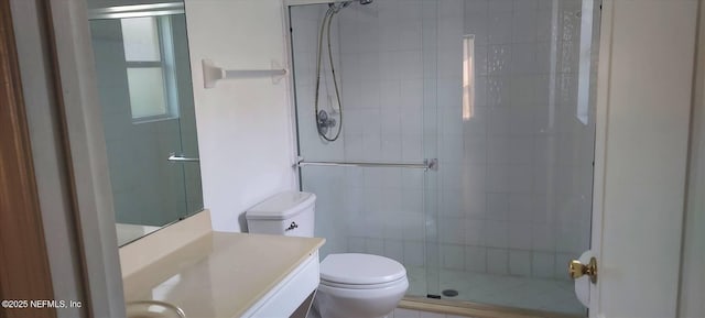 2340 Commodores Club Blvd, Saint Augustine, FL 32080 - full bath featuring toilet, a stall shower, and vanity