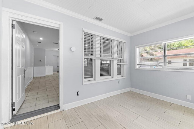 4537 Springfield Blvd, Jacksonville, FL 32206 - spare room with crown molding and baseboards