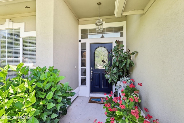 1708 Bridled Tern Ct, Fleming Island, FL 32003 - view of exterior entry featuring stucco siding