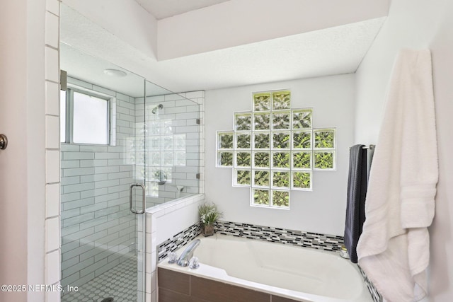 1708 Bridled Tern Ct, Fleming Island, FL 32003 - full bathroom with a shower stall and a bath